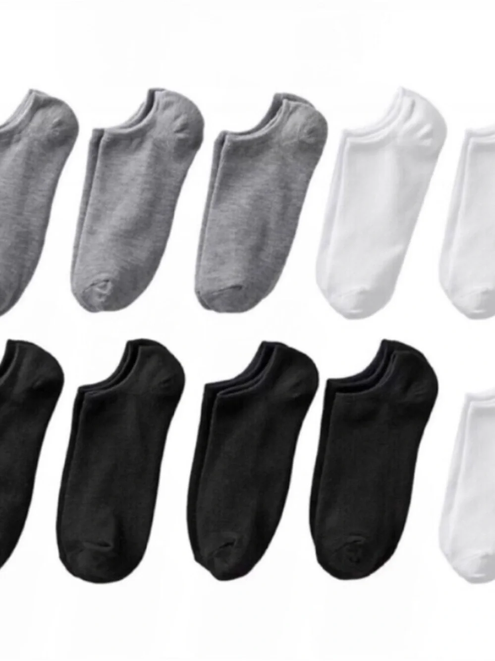 New Sonoma Socks Bundle 2 Packs Women 10 Pair Each No Show Socks;Solid & Striped